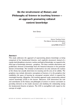 Print this article - Review of Science, Mathematics and ICT Education