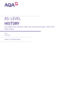 Anti-Semitism, Hitler and the German People, 1919