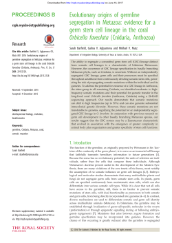 2 - Proceedings of the Royal Society B