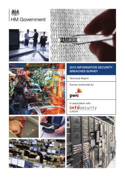 2015 information security breaches survey