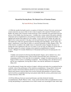 NCGS Journal Issue 5.2 - Beyond the Drawing Room