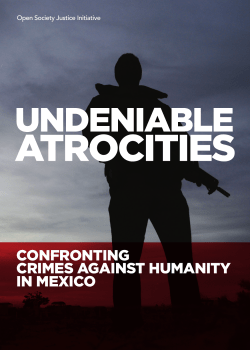 Confronting Crimes against Humanity in Mexico