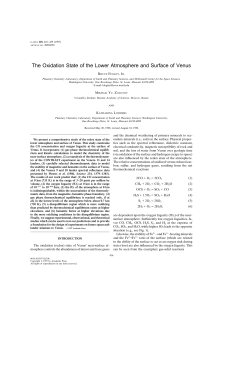 The Oxidation Station of the Lower Atmosphere and Surface of Venus