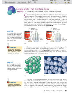 Compounds That Contain Ions
