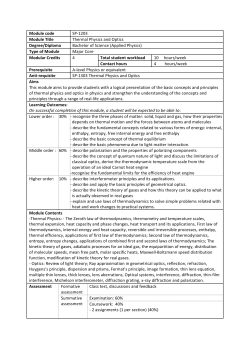 SP-1203 - Faculty of Science, UBD