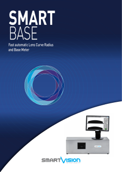 Fast automatic Lens Curve Radius and Base Meter