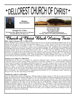 Church of Christ Black History Facts