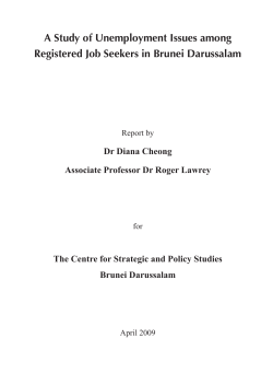 A Study of Unemployment Issues among Registered Job Seekers in