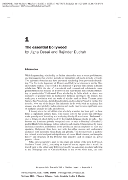 The essential Bollywood by Jigna Desai and Rajinder Dudrah