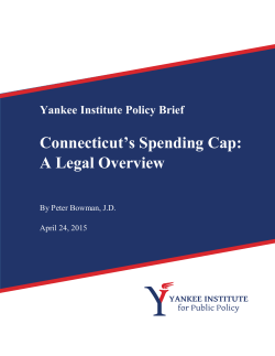 Connecticut`s Spending Cap: A Legal Overview