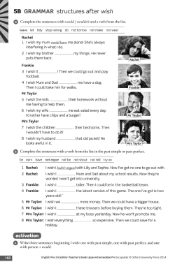 Structures after wish