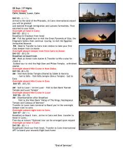 EGYPT 07 Nights Package - Elegant Holidays And Tours