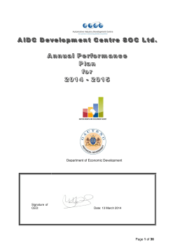 Page 1 of 36 Department of Economic Development