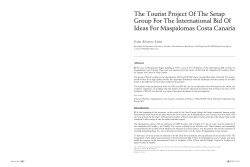 The Tourist Project Of The Setap Group For The