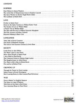 CONTENTS SURPRISE Dear Miriam by James Flanders 6 The