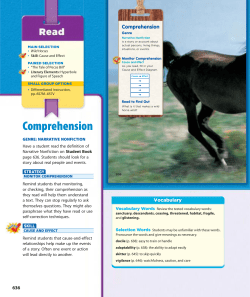 Comprehension - Ellis Family