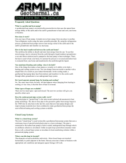 FAQs - ARMLIN Geothermal