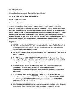 US History II Honors Summer Reading Assignment