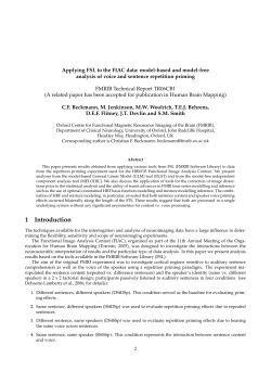 1 Introduction - fMRIB