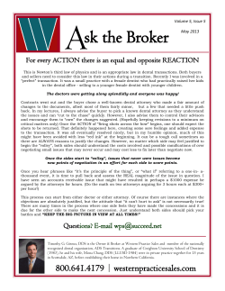 279 KB 2nd Oct 2013 For every action, there is an equal and