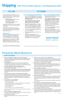 express registered mail guidelines flyer