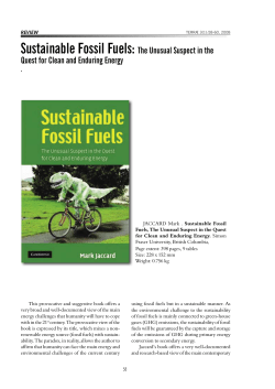 Sustainable Fossil Fuels: The Unusual Suspect in the Quest for