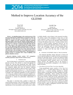 Method to Improve Location Accuracy of the GLD360
