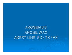 akogenius akosil wax akest line sx / tx / vx - Ar