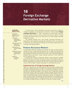 foreign exchange markets