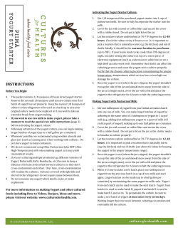 Piima Instructions
