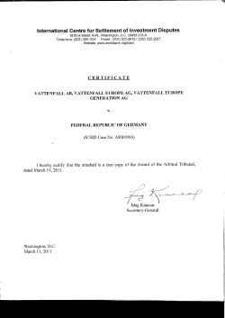 Award - italaw