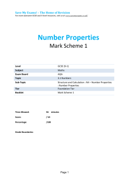 Number Properties