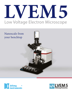 Low Voltage Electron Microscope