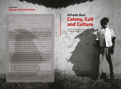 Colony, Cult and Culture