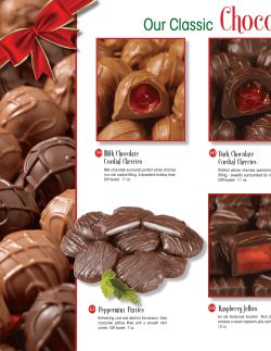 Milk Chocolate Cordial Cherries Dark Chocolate Cordial Cherries