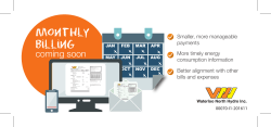 Monthly Billing - Waterloo North Hydro
