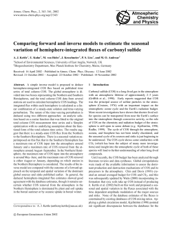 Comparing forward and inverse models