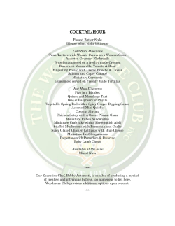 cocktail hour - The Woodmere Club