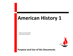 Goal 1: The New Nation (1789-1820) - Iredell