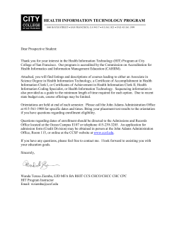 health information technology program