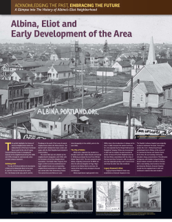 Albina, Eliot and Early Development of the Area