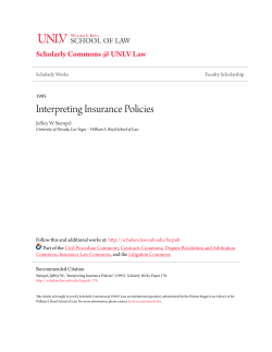 Interpreting Insurance Policies