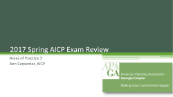Areas of Practice &ndash; Part III - Georgia Planning Association