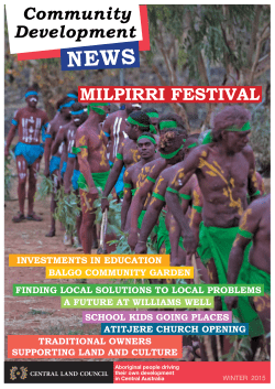 Community Development - Central Land Council