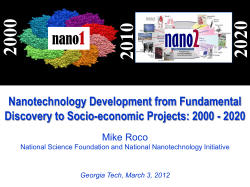 Nanotechnology Development from Fundamental Discovery to