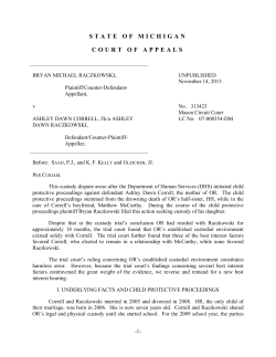 Unpublished 11/13/2013 - State Bar of Michigan