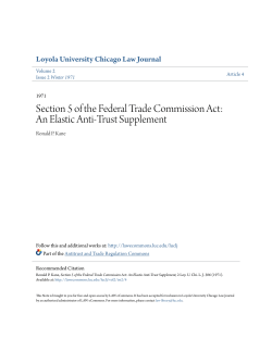 Section 5 of the Federal Trade Commission Act