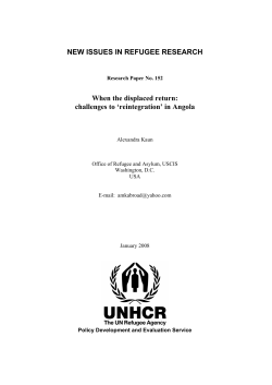 challenges to `reintegration`