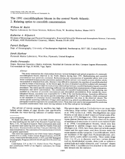 41 - Association for the Sciences of Limnology and Oceanography