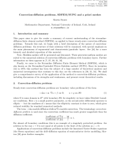 Convection-diffusion problems, SDFEM/SUPG and a priori meshes
